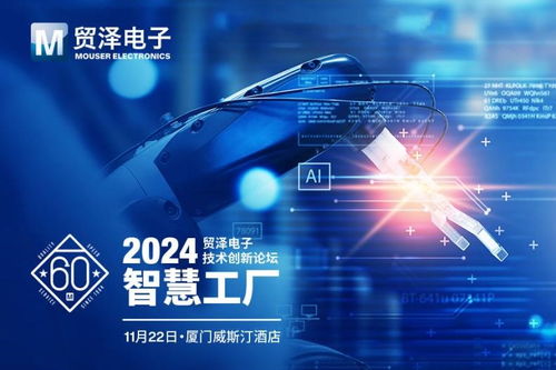 智慧融合，数领未来——贸泽电子2024技术创新论坛厦门站即将启航